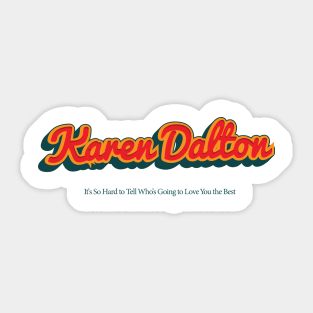 Karen Dalton Sticker